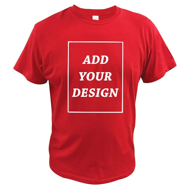 EU Size 100% Cotton Custom T Shirt Make Your Design Logo Text Men Women Print Original Design High Quality Gifts Tshirt