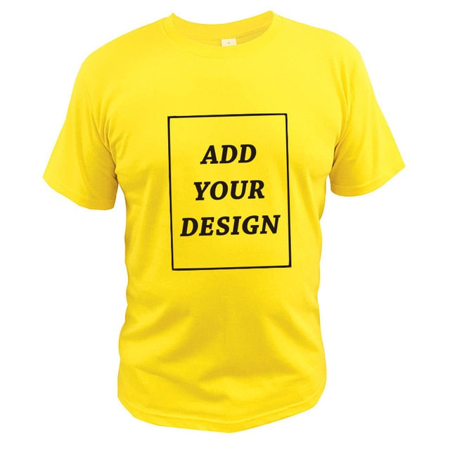 EU Size 100% Cotton Custom T Shirt Make Your Design Logo Text Men Women Print Original Design High Quality Gifts Tshirt