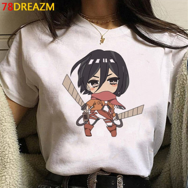 2021 Hot Anime Final Season  Attack on Titan T Shirt Men Kawaii Summer Tops Titans Attack Graphic Tees  Harajuku Tshirt Male