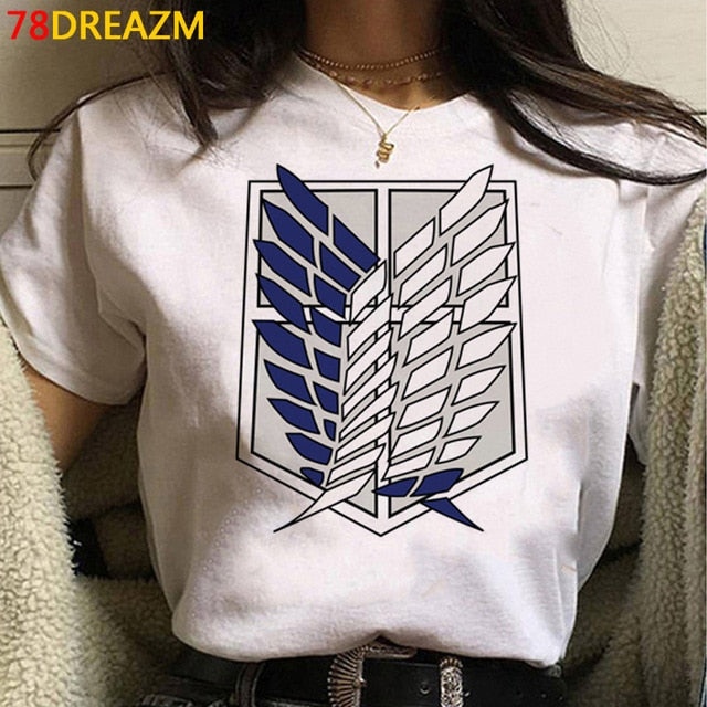 2021 Hot Anime Final Season  Attack on Titan T Shirt Men Kawaii Summer Tops Titans Attack Graphic Tees  Harajuku Tshirt Male