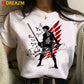 2021 Hot Anime Final Season  Attack on Titan T Shirt Men Kawaii Summer Tops Titans Attack Graphic Tees  Harajuku Tshirt Male
