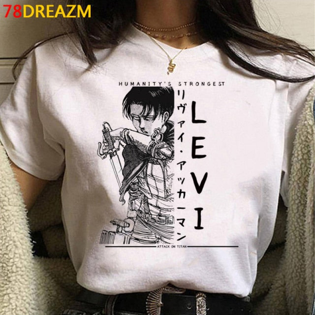 2021 Hot Anime Final Season  Attack on Titan T Shirt Men Kawaii Summer Tops Titans Attack Graphic Tees  Harajuku Tshirt Male