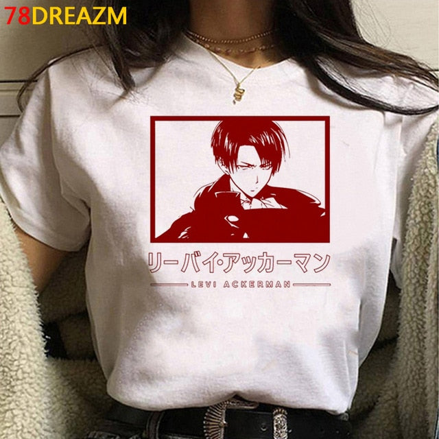 2021 Hot Anime Final Season  Attack on Titan T Shirt Men Kawaii Summer Tops Titans Attack Graphic Tees  Harajuku Tshirt Male