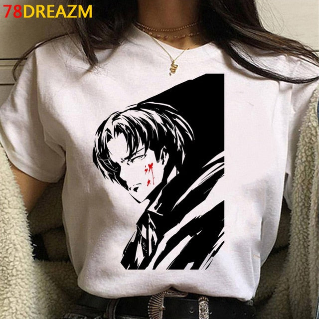 2021 Hot Anime Final Season  Attack on Titan T Shirt Men Kawaii Summer Tops Titans Attack Graphic Tees  Harajuku Tshirt Male