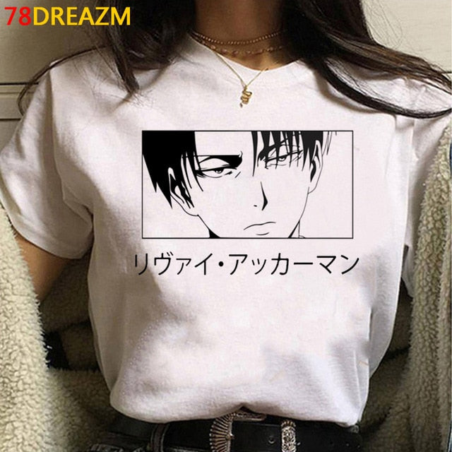 2021 Hot Anime Final Season  Attack on Titan T Shirt Men Kawaii Summer Tops Titans Attack Graphic Tees  Harajuku Tshirt Male