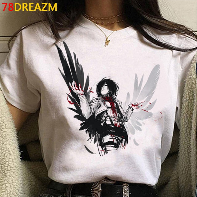 2021 Hot Anime Final Season  Attack on Titan T Shirt Men Kawaii Summer Tops Titans Attack Graphic Tees  Harajuku Tshirt Male