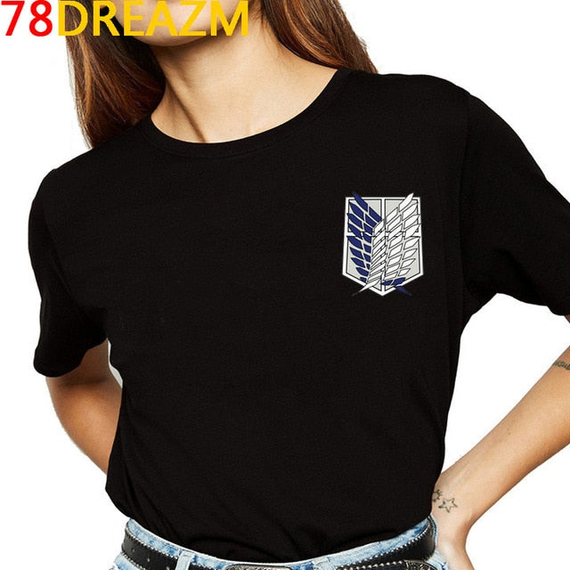 2021 Hot Anime Final Season  Attack on Titan T Shirt Men Kawaii Summer Tops Titans Attack Graphic Tees  Harajuku Tshirt Male