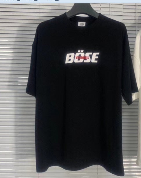 2021ss Heavy Fabric VETEMENTS T-shirt  1:1 High Quality Oversize Top Tees Embroidered Tag T-shirts