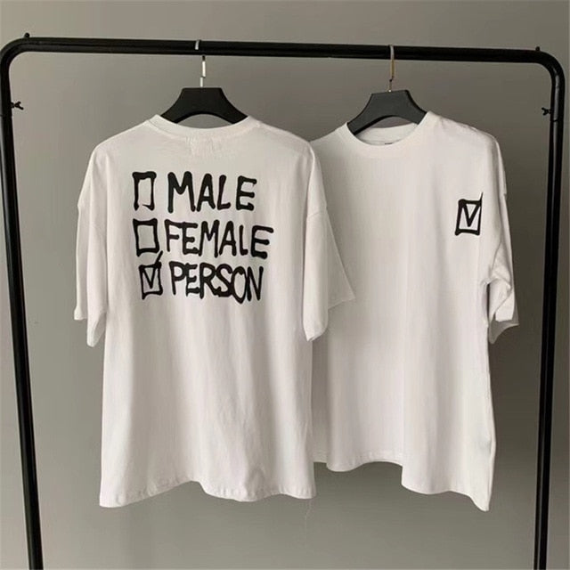 2021ss Heavy Fabric VETEMENTS T-shirt  1:1 High Quality Oversize Top Tees Embroidered Tag T-shirts