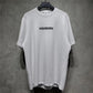 2021ss Heavy Fabric VETEMENTS T-shirt  1:1 High Quality Oversize Top Tees Embroidered Tag T-shirts