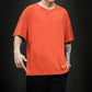New Summer Men's T Shirt 2021 Fashion Solid T Shirt Mens Oversized Hip Hop Short Sleeve Casual Cotton Mens Streetwear Top Tees