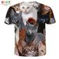 Men's Squirrel T Shirt 3D Print Shirt Animal Graphic Tees Lovely Pattern Tops Men/Women Cute Puppy Face Tee Funny Pet T-shirt