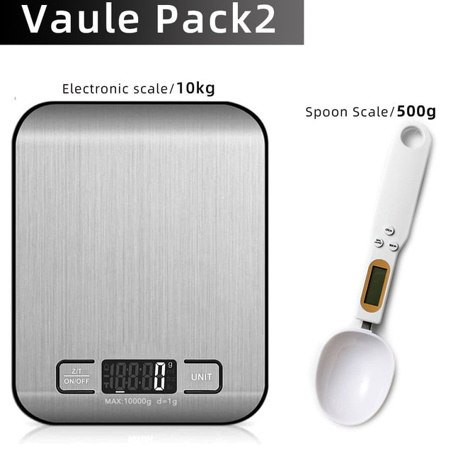 Digital KitchenS Scale, LCD Display 1g/0.1oz Precise Stainless Steel Food Scale for Cooking Baking weighing Scales Electronic