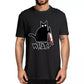 Pew Pew Madafakas 100% Cotton Shirt Novelty Funny Cat Vintage Crew Neck Men's T-Shirt Humor Women Top Tee Gift Humor Streetwear