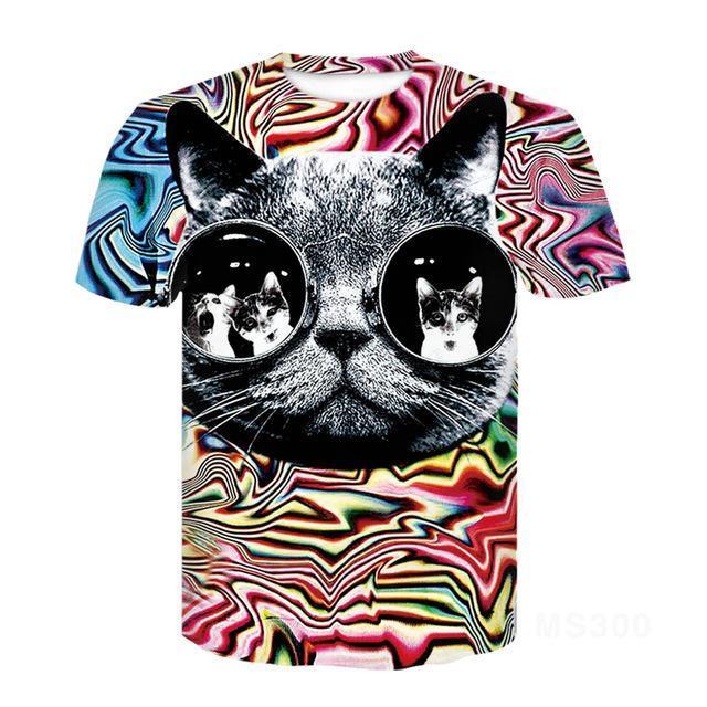 Cat Ragdoll Short Sleeve T -Shirt Half Sleeve 3d Printed T -Shirt Tops Men Women Kids Pet T -Shirt Asian Size 6xl