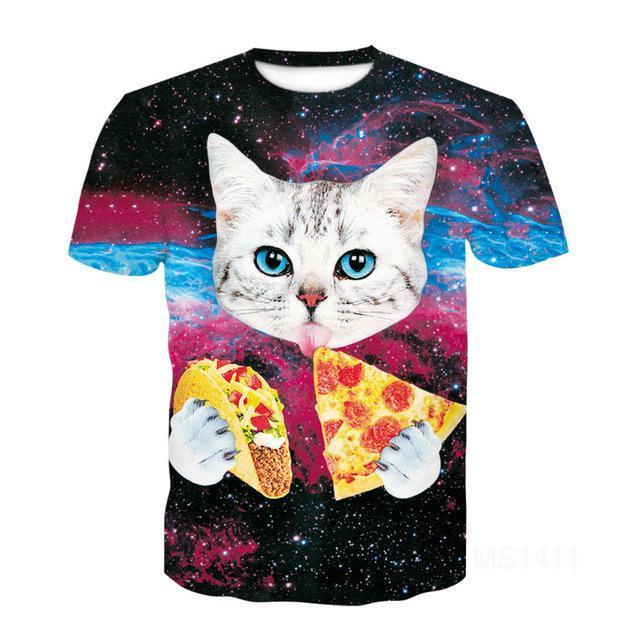 Cat Ragdoll Short Sleeve T -Shirt Half Sleeve 3d Printed T -Shirt Tops Men Women Kids Pet T -Shirt Asian Size 6xl