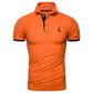 Dropshipping 13 Colors Brand Quality Cotton Polos Men Embroidery Polo Giraffe Shirt Men Casual Patchwork Male Tops Clothing Men