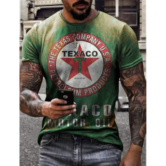 Mens T-shirt Oversized Vintage Short Sleeve Summer New Tshirts Fashion Harajuku Ethnic Letters Print T Shirts Men Camiseta Mujer