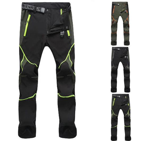 Men's Pants Quick Drying Outdoor Color Stitching Mountain Climbing Pantalones Men Clothing Windproof Trousers Pants for Men