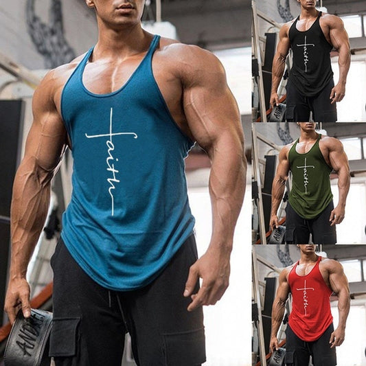 Gym Tank Top Men Fitness Clothing Mens Bodybuilding Tank Tops Summer Gym Clothing for Male Sleeveless Vest Shirts Plus Size