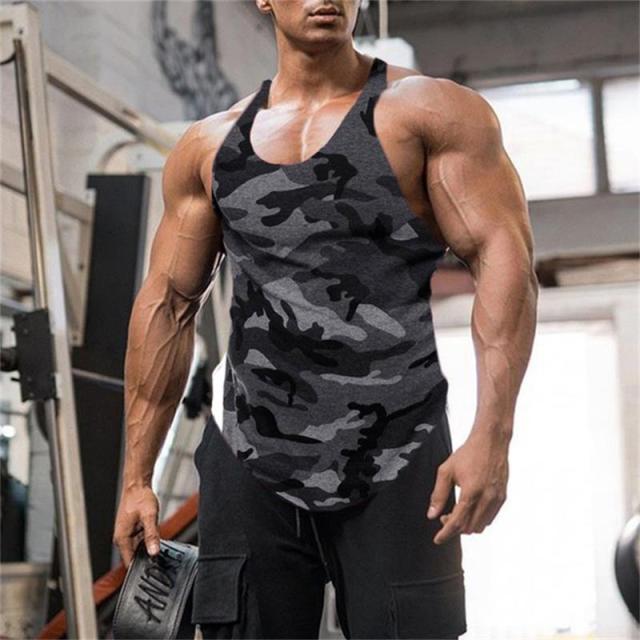 Gym Tank Top Men Fitness Clothing Mens Bodybuilding Tank Tops Summer Gym Clothing for Male Sleeveless Vest Shirts Plus Size