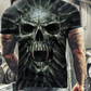 Fashion Summer T-Shirt Men 2021 3D Skull Printing Men's T-Shirt Breathable Streetwear Splicing Printing T Shirt Men Size XXS-6XL
