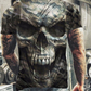 Fashion Summer T-Shirt Men 2021 3D Skull Printing Men's T-Shirt Breathable Streetwear Splicing Printing T Shirt Men Size XXS-6XL