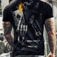 Fashion Summer T-Shirt Men 2021 3D Skull Printing Men's T-Shirt Breathable Streetwear Splicing Printing T Shirt Men Size XXS-6XL