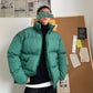 LAPPSTER Men Harajuku Colorful Bubble Coat Winter Jacket 2021 Mens Streetwear Hip Hop Parka Korean Black Clothes Puffer Jackets