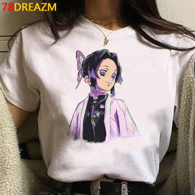 Hot Japanese Anime Demon Slayer T Shirt Men Kawaii Kimetsu No Yaiba Graphic Tees Tanjirou Kamado Unisex Tops Funny Tshirt Male