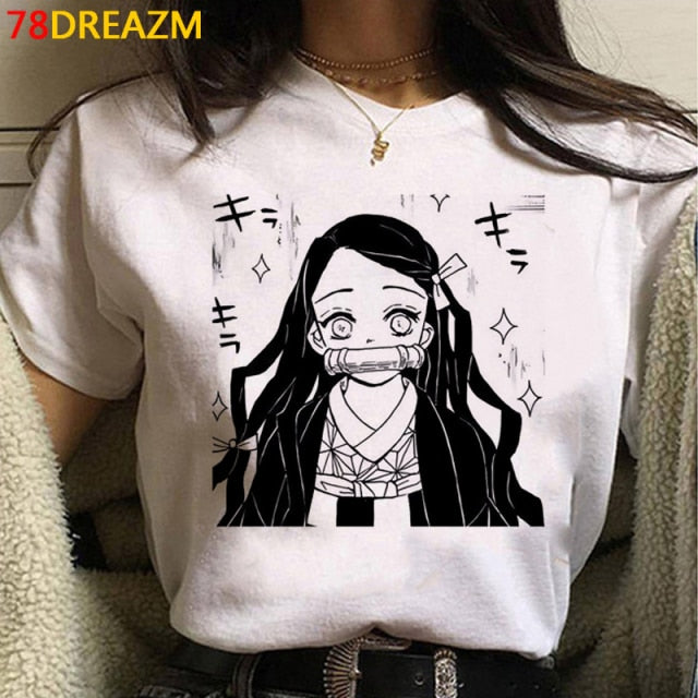 Hot Japanese Anime Demon Slayer T Shirt Men Kawaii Kimetsu No Yaiba Graphic Tees Tanjirou Kamado Unisex Tops Funny Tshirt Male